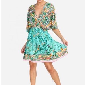 Johnny Was California sundress or summer cover up | beautiful tropical print